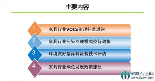 环保风暴下家具企业路在何方 家具行业环境友好型技术评估报告 为您支招